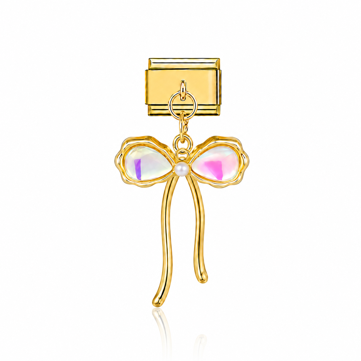 Pendentif noeud à reflet