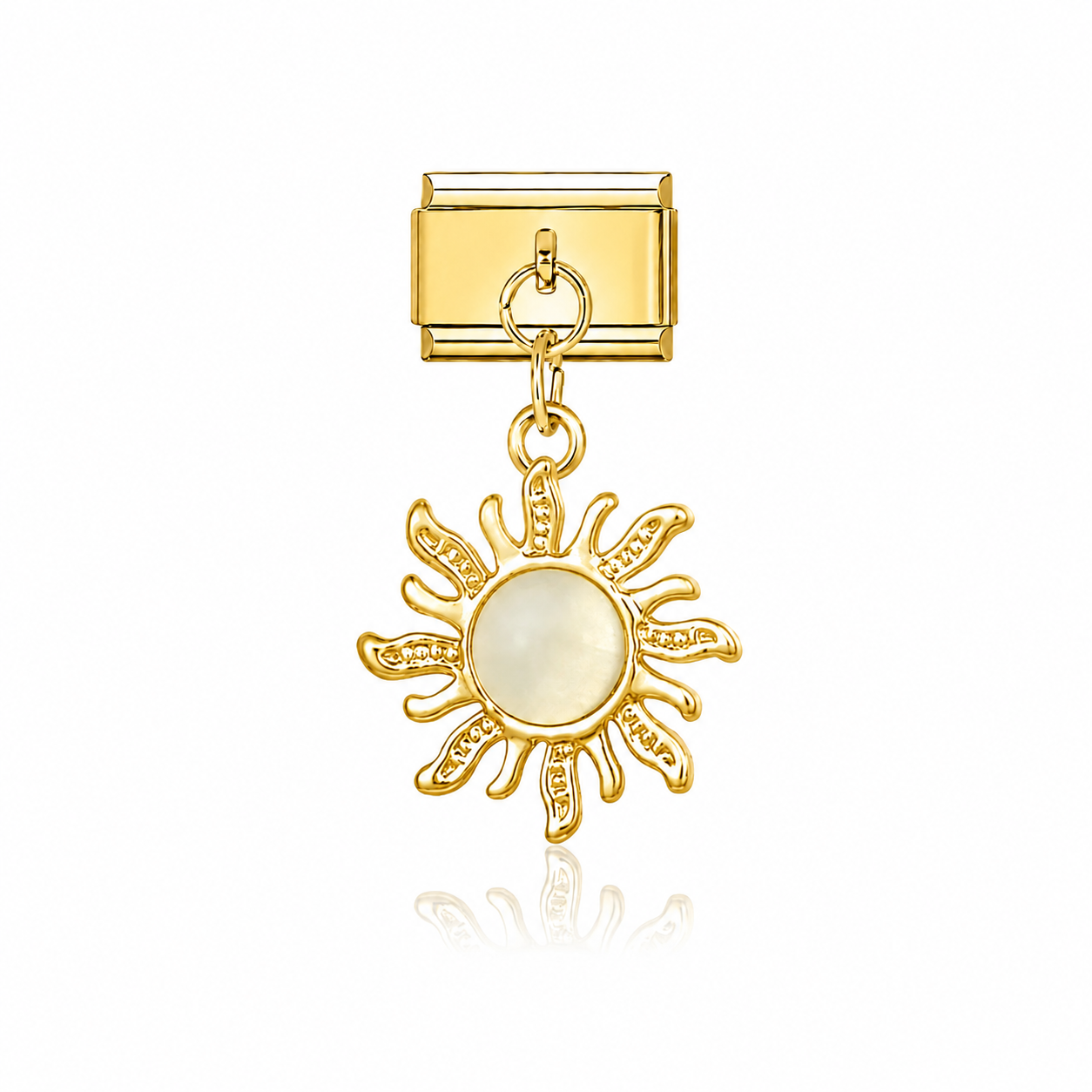 Pendentif soleil transparent