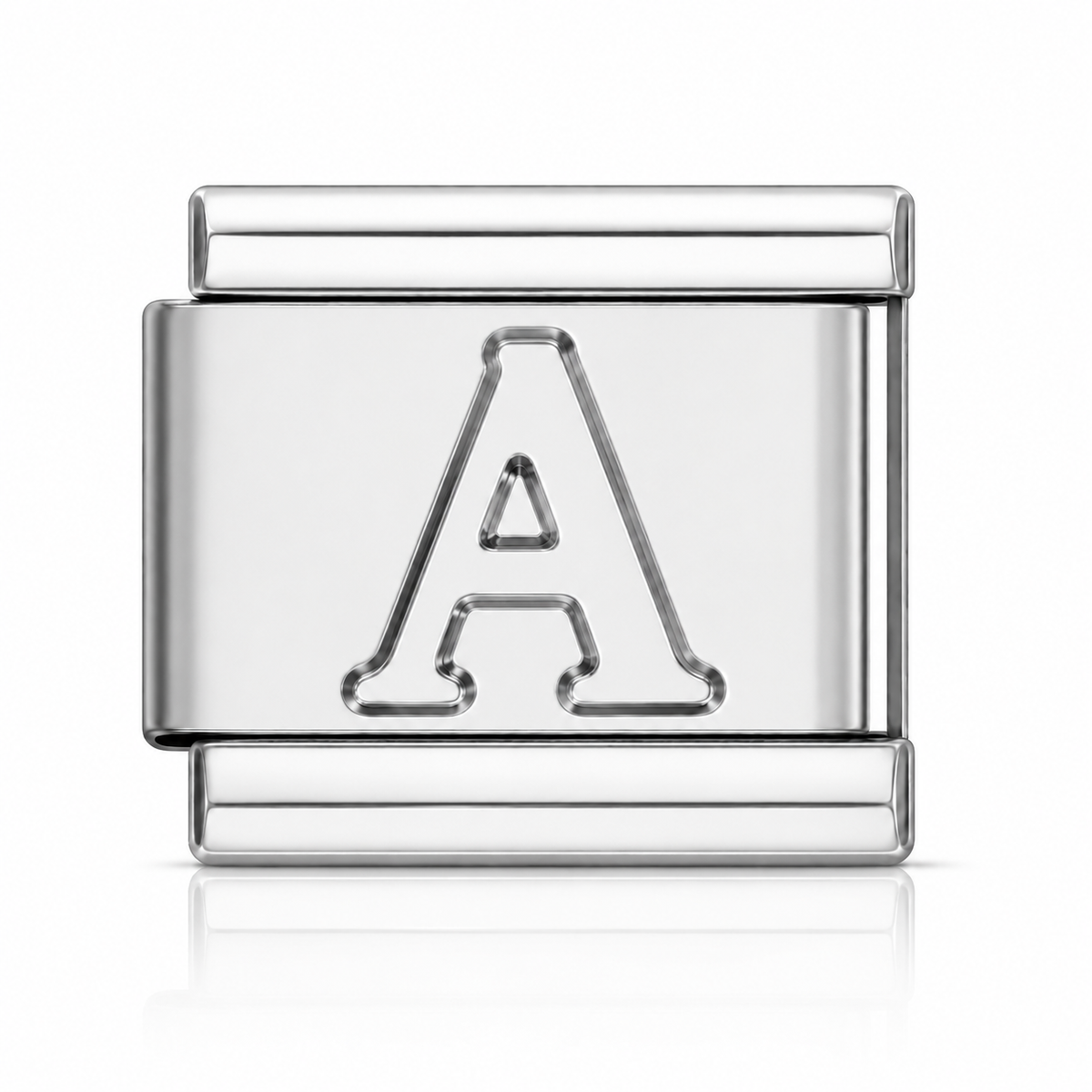 Lettres relief argenté