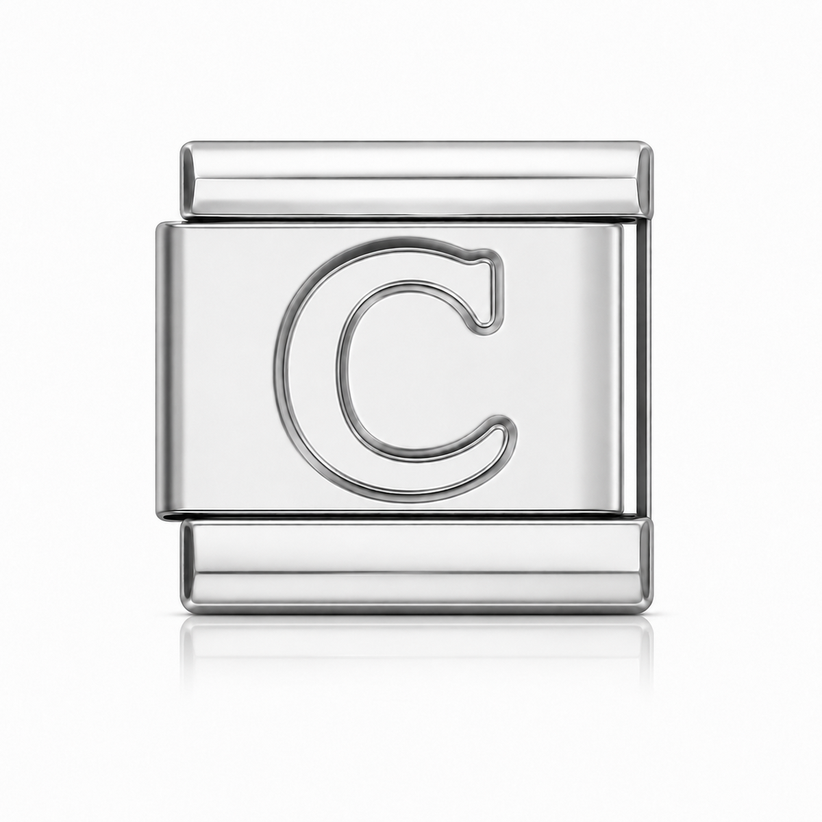 Lettres relief argenté