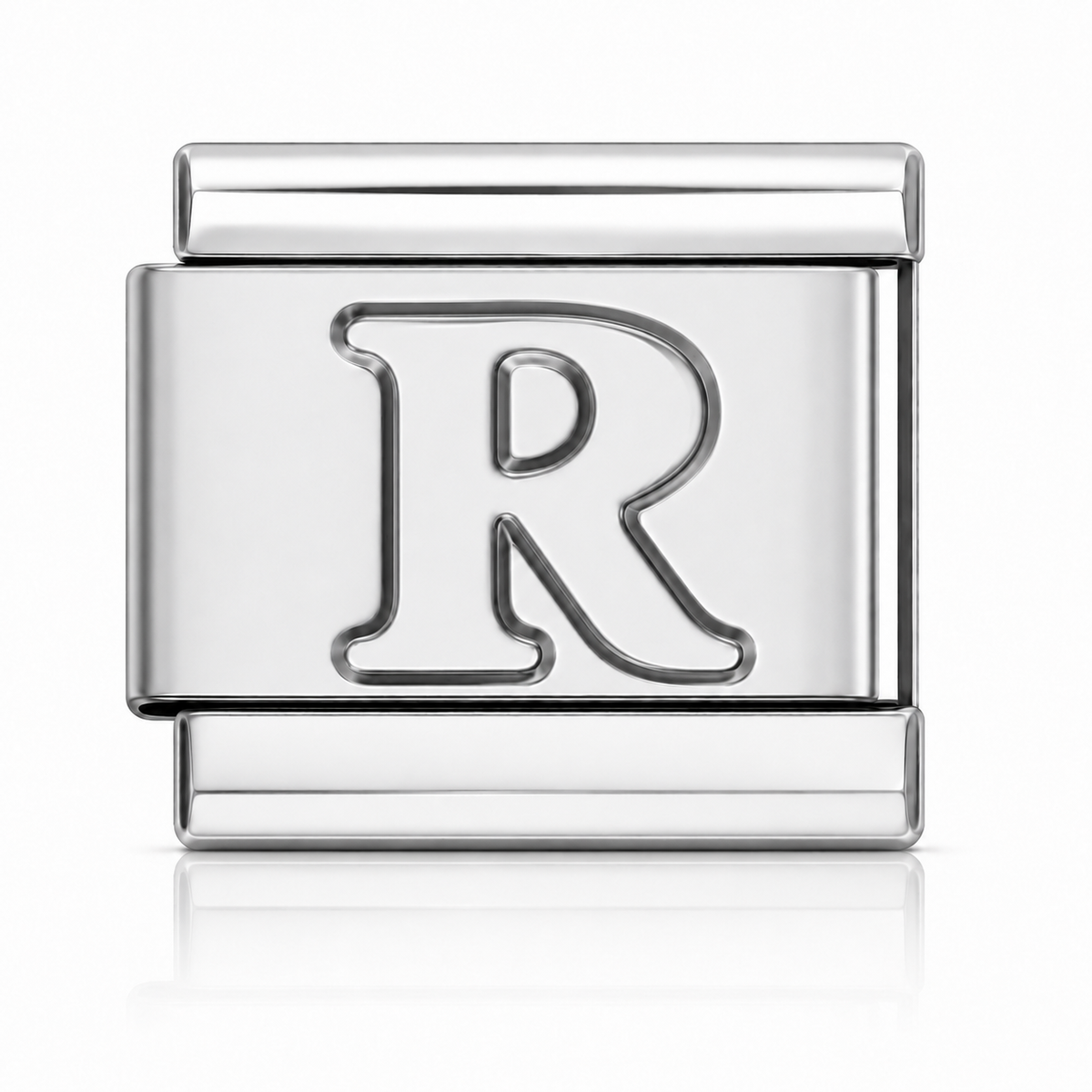 Lettres relief argenté