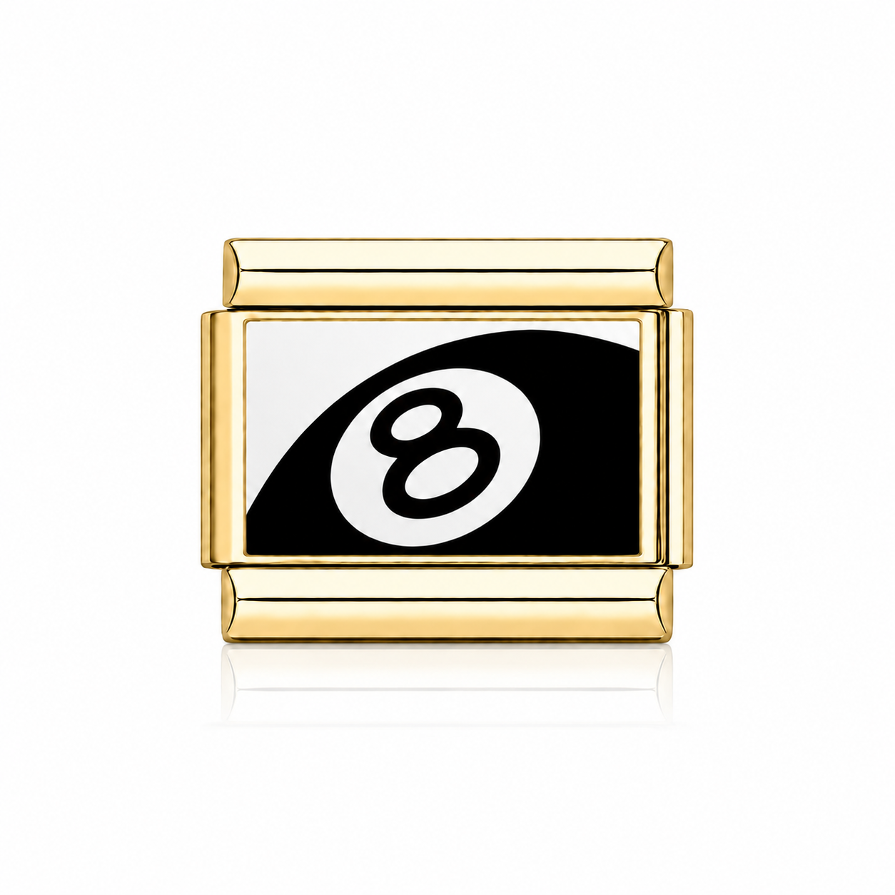 Boule billard noir 8