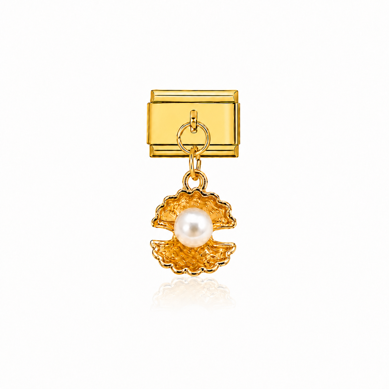 Pendentif coquillage perle