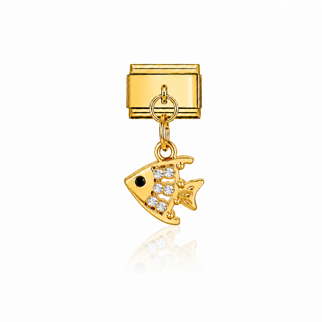 Pendentif poisson strass