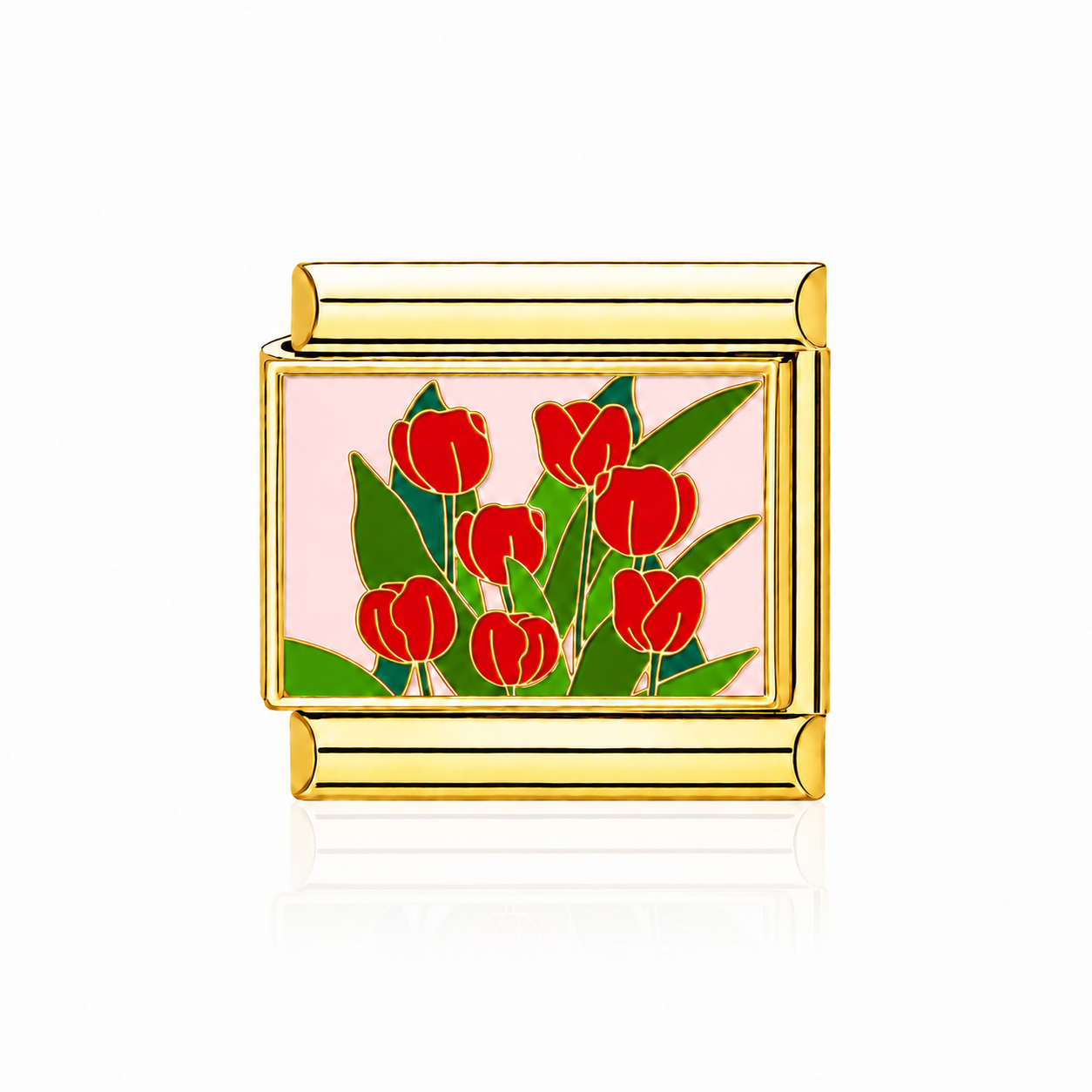 Fleurs tulipes rouges