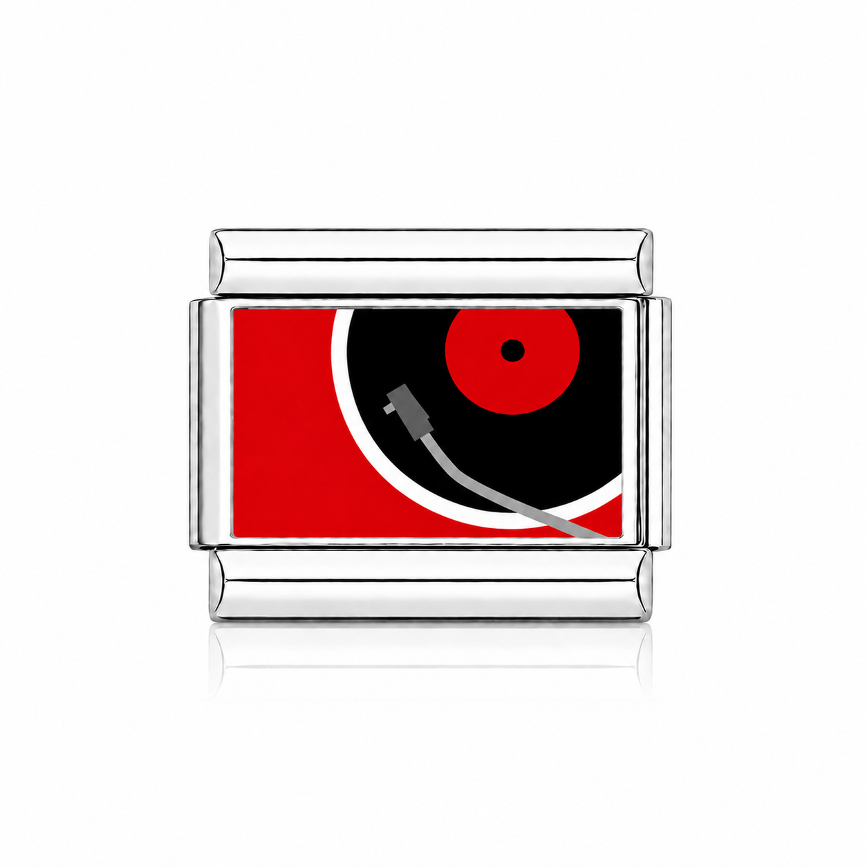 Tourne disque rouge