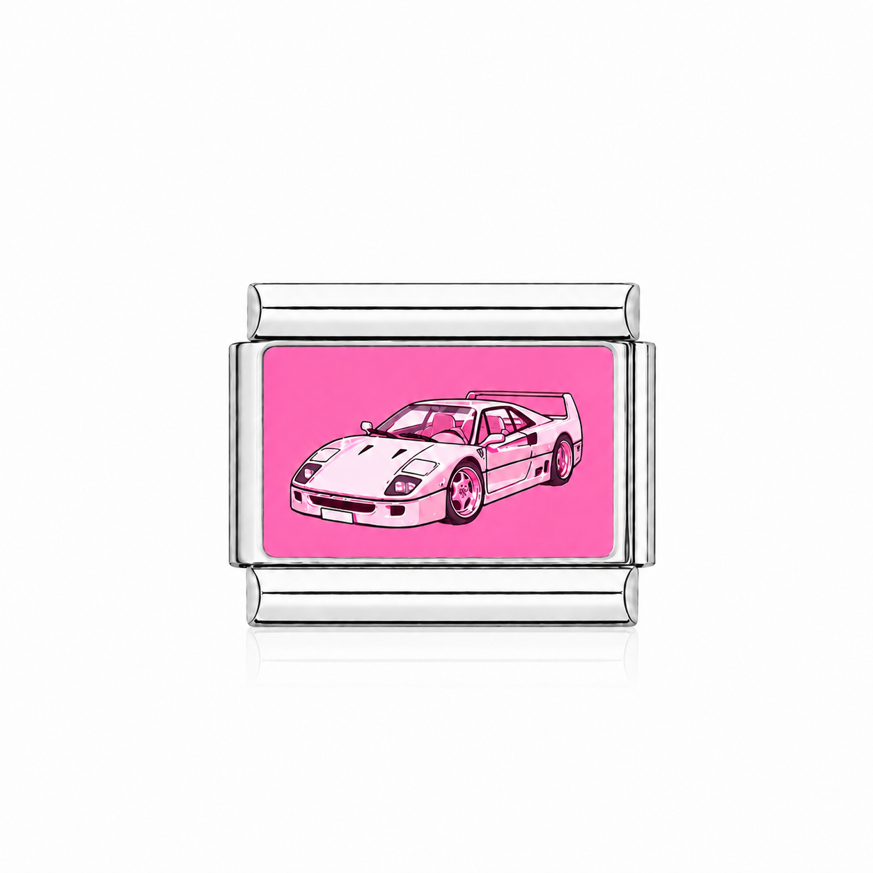 Voiture rose
