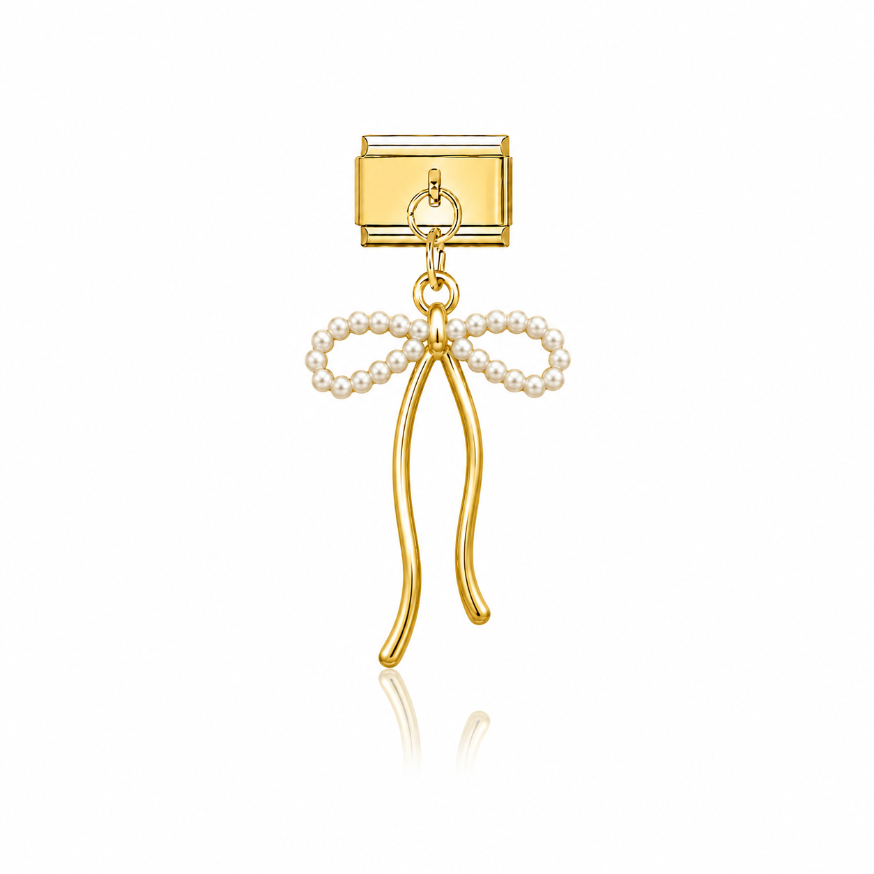Pendentif nœud perle